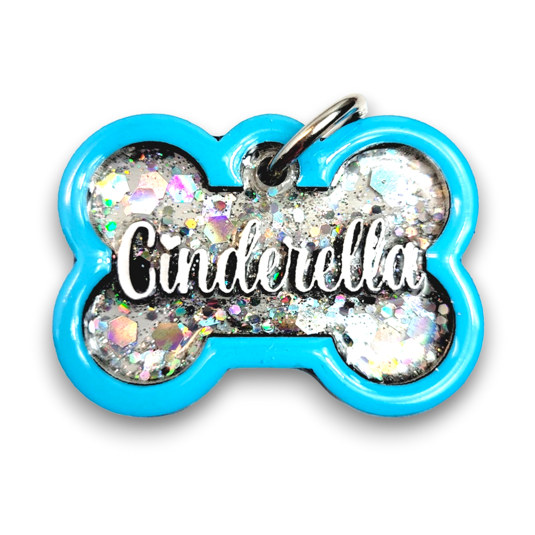 Light Blue Tag with Diamond Fill