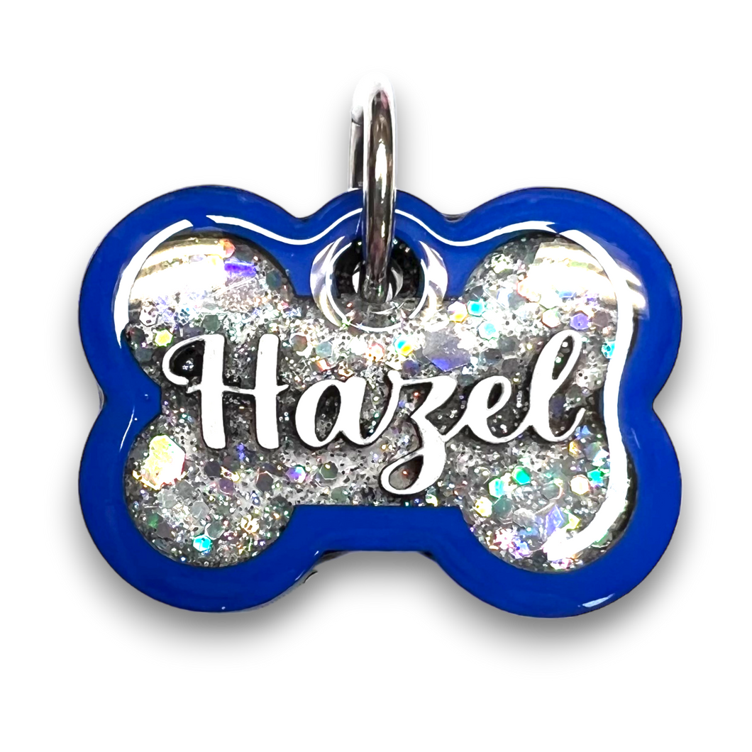 Royal Blue Tag with Diamond Fill