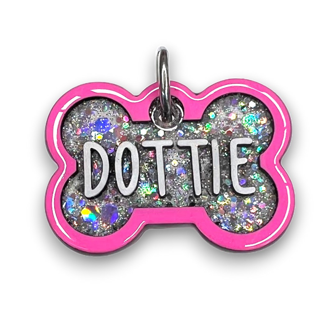 Pink Tag with Diamond Fill