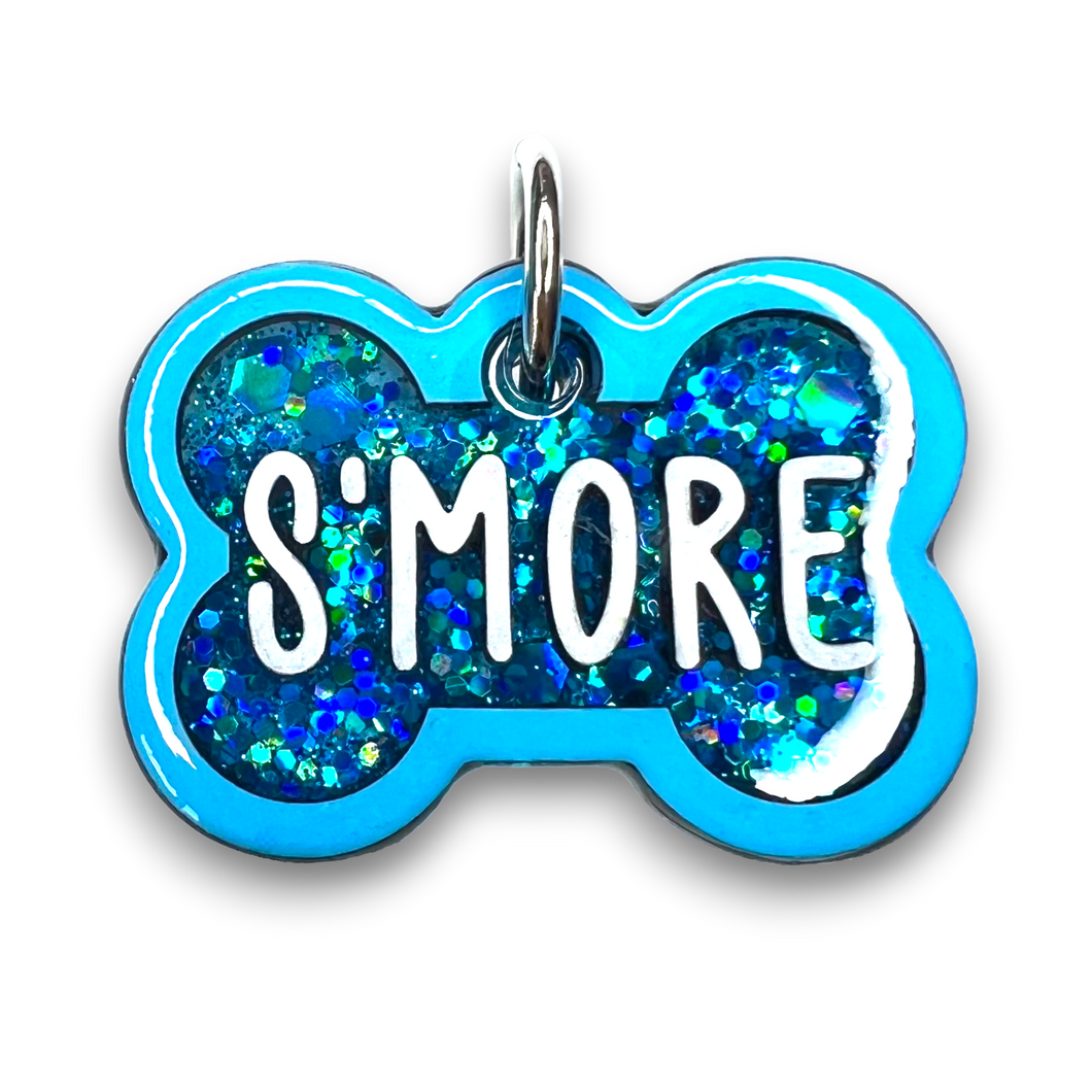 Light Blue Tag with Mermaid Blue Fill